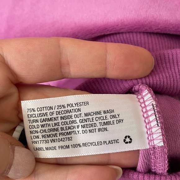 Wild Fable NEW Purple Velour Quarter Zip Pullover Top ~ NWT Size Large - Picture 8 of 16